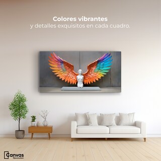 Foto 2 | Foto 2 | Cuadro Alas De Ángel Canvas Alas Espíritu Real 120x60