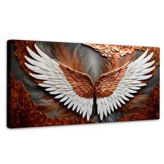 Foto 1 | Foto 1 | Cuadro Alas De Ángel Canvas Alas De Eternidad 120x60