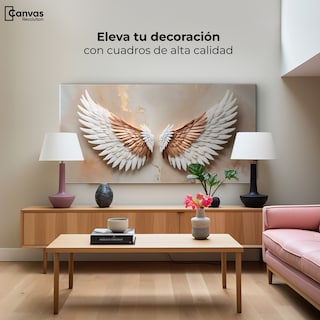 Foto 3 | Foto 3 | Cuadro Alas De Ángel Canvas Alas Espíritu Sol 120x60