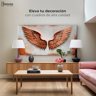 Foto 3 | Foto 3 | Cuadro Alas De Ángel Canvas Alas Ángel Sublime 120x60