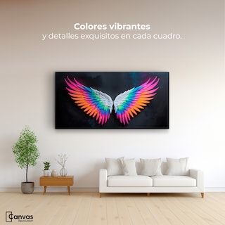 Foto 2 | Foto 2 | Cuadro Alas De Ángel Canvas Alas Ángel Pureza 120x60
