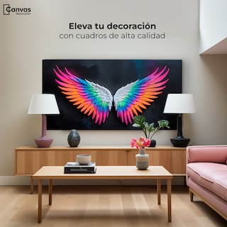 Foto 3 | Foto 3 | Cuadro Alas De Ángel Canvas Alas Ángel Pureza 120x60