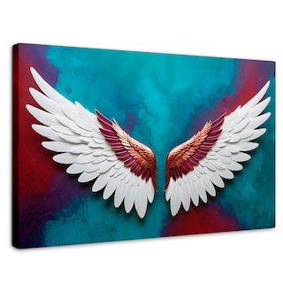 Foto 1 | Foto 1 | Cuadro Alas De Ángel Canvas Alas Ángel Intenso 90x60