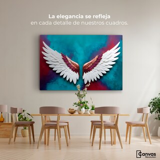 Foto 2 | Foto 2 | Cuadro Alas De Ángel Canvas Alas Ángel Intenso 90x60
