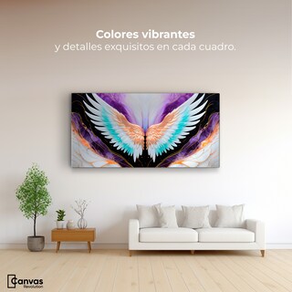 Foto 2 | Foto 2 | Cuadro Alas De Ángel Canvas Alas Ángel Alma 120x60