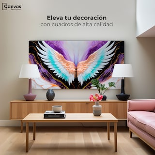 Foto 3 | Foto 3 | Cuadro Alas De Ángel Canvas Alas Ángel Alma 120x60