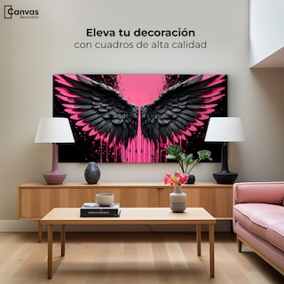 Foto 3 | Foto 3 | Cuadro Alas De Ángel Canvas Alas De Esperanza 120x60