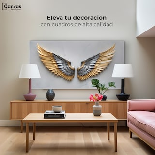 Foto 3 | Foto 3 | Cuadro Alas De Ángel Canvas Alas Ángel Sereno 120x60