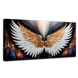 Foto 1 | Foto 1 | Cuadro Alas De Ángel Canvas Alas Vuelo Místico 120x60