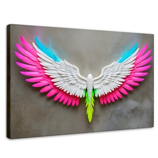 Foto 1 | Foto 1 | Cuadro Alas De Ángel Canvas Ángel Alas De Luz  90x60