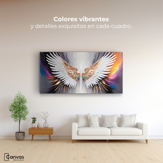 Foto 2 | Foto 2 | Cuadro Alas De Ángel Canvas Alas De Sueño 120x60