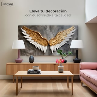 Foto 3 | Foto 3 | Cuadro Alas De Ángel Canvas Alas Ángel Eterno 120x60