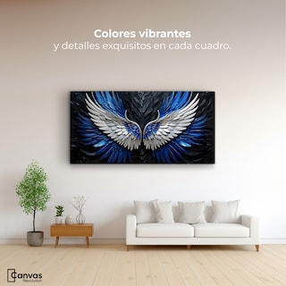 Foto 2 | Foto 2 | Cuadro Alas De Ángel Canvas Alas Ángel Cósmico 120x60