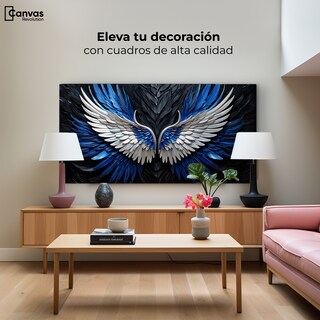 Foto 3 | Foto 3 | Cuadro Alas De Ángel Canvas Alas Ángel Cósmico 120x60