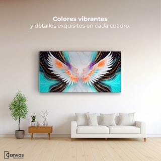 Foto 2 | Foto 2 | Cuadro Alas De Ángel Canvas Alas Ángel Marmol 120x60