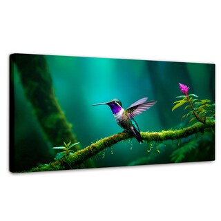 Foto 1 | Foto 1 | Cuadros De Colibrí Canvas Colibrí Selvático 120x60
