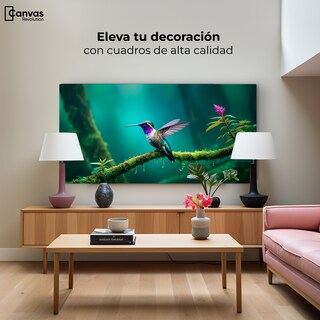 Foto 3 | Foto 3 | Cuadros De Colibrí Canvas Colibrí Selvático 120x60