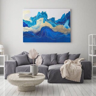Foto 4 | Foto 4 | Cuadro Decorativo IliosInnova Fotografía Marea, Impreso En Tela 80x120cm, Impresión Digital De Alta Calidad