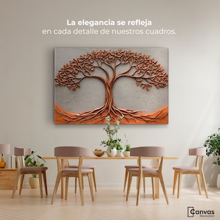 Foto 2 | Foto 2 | Cuadro Árbol De La Vida Canvas Árbol Vida Almas 90x60