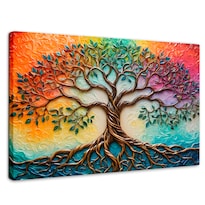 Cuadro Árbol De La Vida Canvas Árbol Vida Astral 90x60
