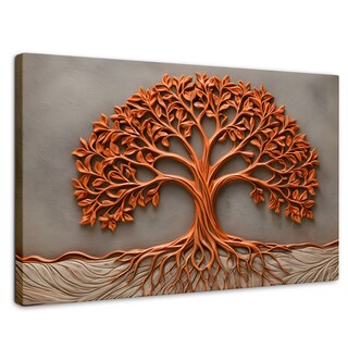 Foto 1 | Foto 1 | Cuadro Árbol De La Vida Canvas Árbol Vida Sabia 90x60