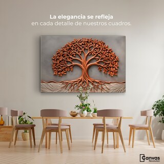 Foto 2 | Foto 2 | Cuadro Árbol De La Vida Canvas Árbol Vida Sabia 90x60