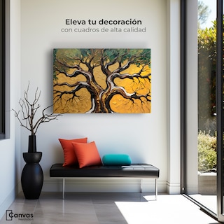 Foto 3 | Foto 3 | Cuadro Árbol De La Vida Canvas Árbol Vida Plenitud 90x60