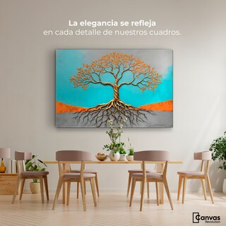 Foto 2 | Foto 2 | Cuadro Árbol De La Vida Canvas Árbol Vida Cianita 90x60