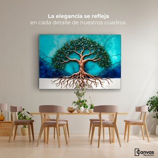 Foto 2 | Foto 2 | Cuadro Árbol De La Vida Canvas Árbol Vida Energía 90x60