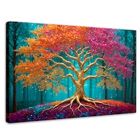 Cuadro Árbol De La Vida Canvas Árbol Vida Radiante 90x60