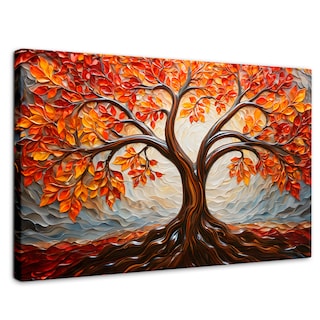 Foto 1 | Foto 1 | Cuadro Árbol De La Vida Canvas Árbol Vida Viento 90x60