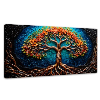 Foto 1 | Foto 1 | Cuadro Árbol De La Vida Canvas Árbol Vida Sereno 120x60