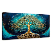 Cuadro Árbol De La Vida Canvas Árbol Vida Luz 120x60