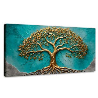 Foto 1 | Foto 1 | Cuadro Árbol De La Vida Canvas Árbol Vida Corazón 120x60