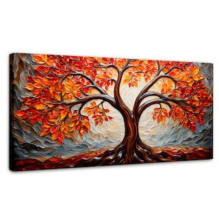 Foto 1 | Foto 1 | Cuadro Árbol De La Vida Canvas Árbol Vida Viento 120x60