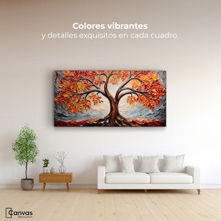 Foto 2 | Foto 2 | Cuadro Árbol De La Vida Canvas Árbol Vida Viento 120x60