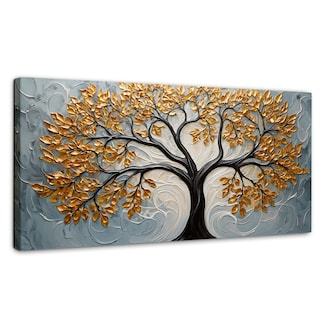 Foto 1 | Foto 1 | Cuadro Árbol De La Vida Canvas Árbol Vida Sombras 120x60