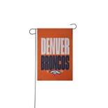 Bandera De Jardín Foco Denver Broncos Con Licencia Oficial De La Nfl - Venta Internacional.