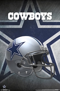 Foto 1 | Foto 1 | Casco De Pared Trends International Nfl Dallas Cowboys 16 - Venta Internacional.