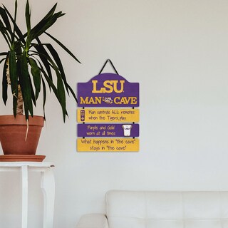 Foto 4 | Foto 4 | Letrero De Pared Foco Ncaa Mancave Team Logo Man Cave, 14 X 12 Pulgadas - Venta Internacional.