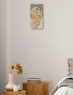 Foto 2 | Foto 2 | Cuadro Decorativo - Las Artes 3 (1898)- Alphonse Mucha - Fotografía - 34x64 - Impresión En Lienzo - Fine Art Tj