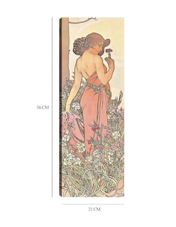 Foto 5 | Foto 5 | Cuadro Decorativo - El Clavel (1897)- Alphonse Mucha - Fotografía - 21x56 - Impresión En Lienzo - Fine Art Tj