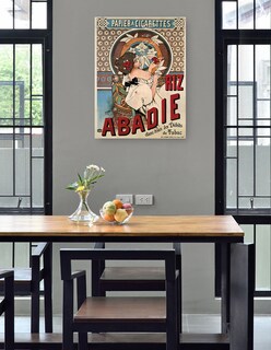 Foto 4 | Foto 4 | Cuadro Decorativo - Abadie Arroz (1898)- Alphonse Mucha - Frases - 69x92 - Impresión En Lienzo - Fine Art Tj