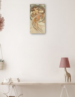Foto 3 | Foto 3 | Cuadro Decorativo - Las Artes 2 (1898)- Alphonse Mucha - Fotografía - 34x64 - Impresión En Lienzo - Fine Art Tj