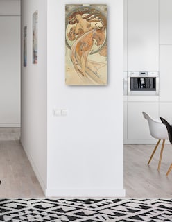 Foto 4 | Foto 4 | Cuadro Decorativo - Las Artes 2 (1898)- Alphonse Mucha - Fotografía - 34x64 - Impresión En Lienzo - Fine Art Tj