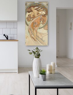 Foto 5 | Foto 5 | Cuadro Decorativo - Las Artes 2 (1898)- Alphonse Mucha - Fotografía - 34x64 - Impresión En Lienzo - Fine Art Tj