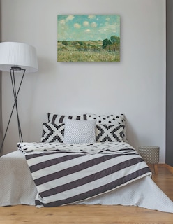 Foto 3 | Foto 3 | Cuadro Decorativo - Prado- Alfred Sisley - Religión - 46x61 - Impresión En Lienzo - Fine Art Tj