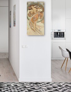Foto 4 | Foto 4 | Cuadro Decorativo - Las Artes 2 (1898)- Alphonse Mucha - Fotografía - 54x102 - Impresión En Lienzo - Fine Art Tj