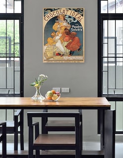 Foto 4 | Foto 4 | Cuadro Decorativo - Chocolate Ideal (antes De 1897)- Alphonse Mucha - Frases - 69x92 - Impresión En Lienzo - Fine Art Tj