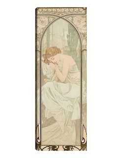 Foto 1 | Foto 1 | Cuadro Decorativo - Repos De La Nuit (1899)- Alphonse Mucha - Fotografía - 21x56 - Impresión En Lienzo - Fine Art Tj